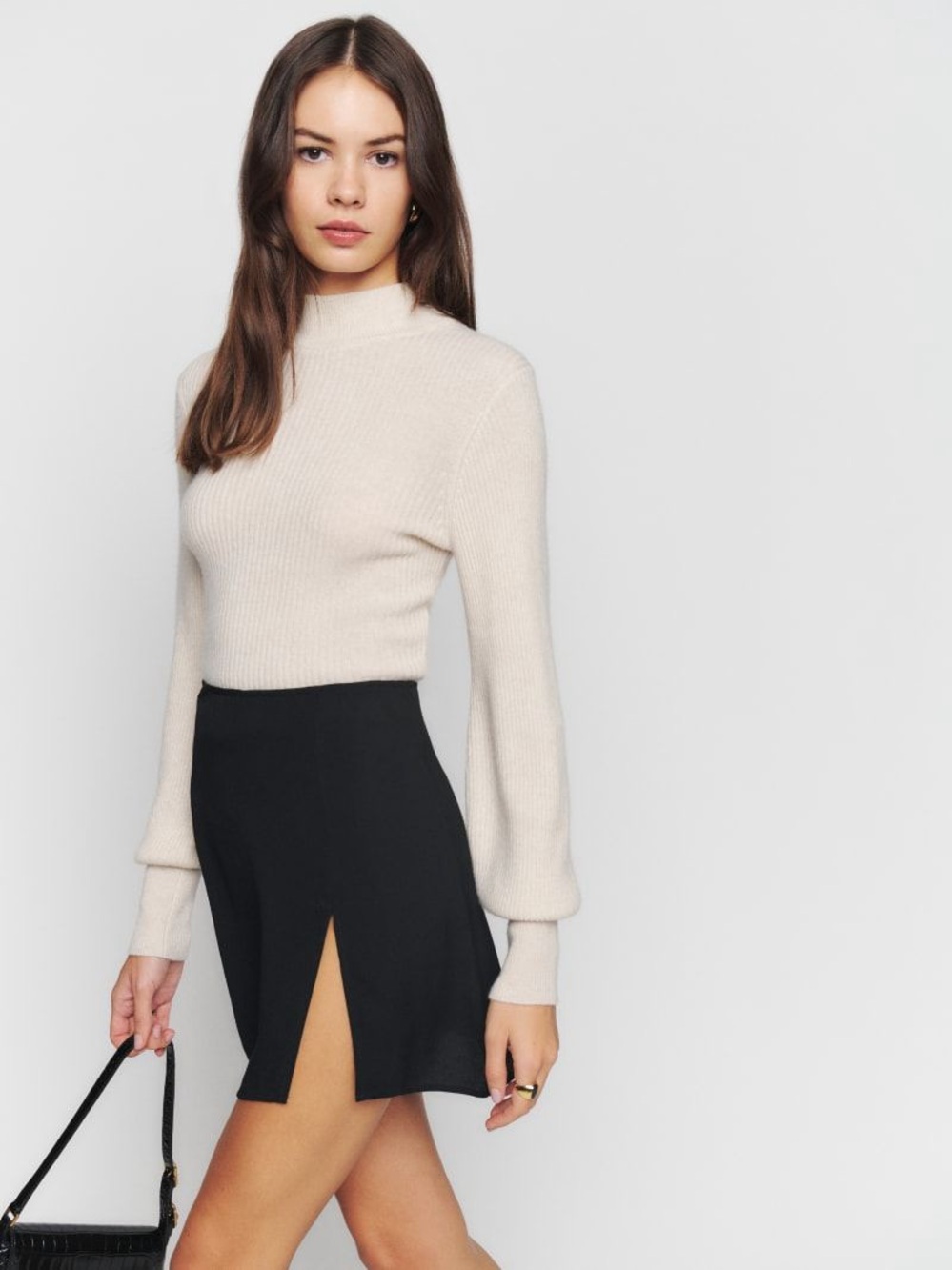 reformation 🎹 margot mini skirt